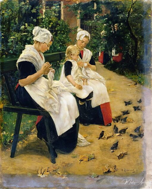 Orphelins d’Amsterdam dans le jardin – Max Liebermann Max Liebermann 2