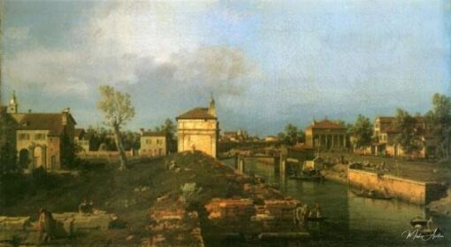 Padoue : Canal de la Brenta et Porta Portello – Canal Giovanni Antonio Giovanni Antonio Canal