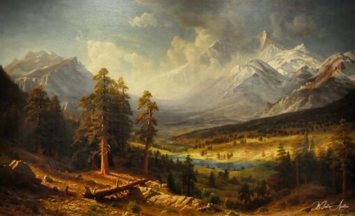 Parc d’Estes, longs peak – Albert Bierstadt Albert Bierstadt