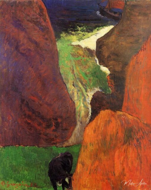 Paysage avec une vache – Paul Gauguin Paul Gauguin
