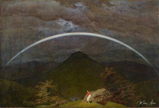 Paysage de montagne avec arc-en-ciel – Caspar David Friedrich Caspar David Friedrich