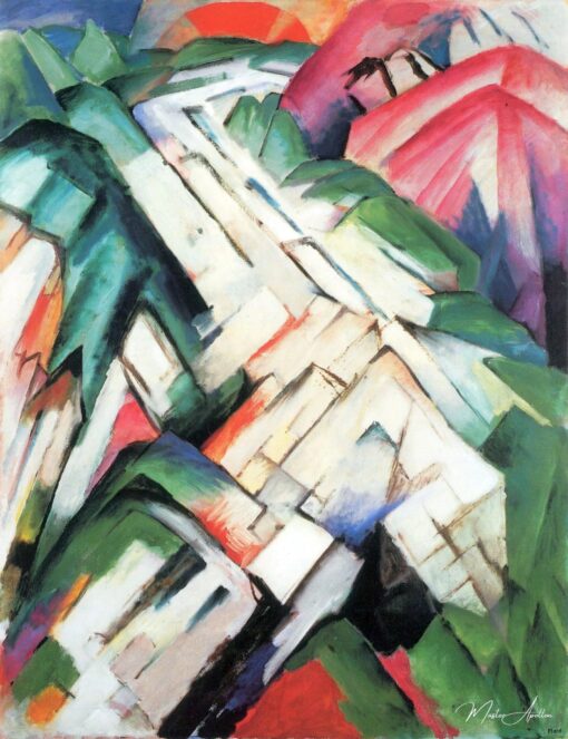 Paysage de montagne – Franz Marc Franz Marc