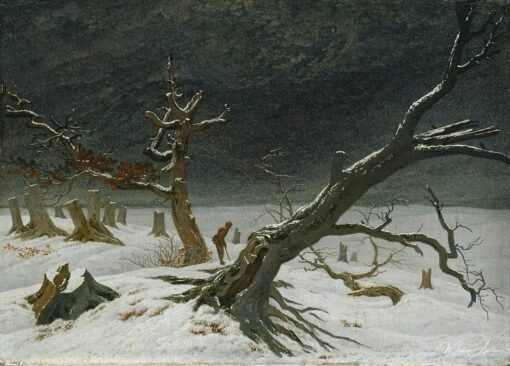 Paysage d’hiver – Caspar David Friedrich Caspar David Friedrich