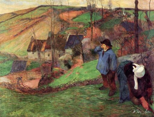 Paysage en Bretagne (1888) – Paul Gauguin Paul Gauguin