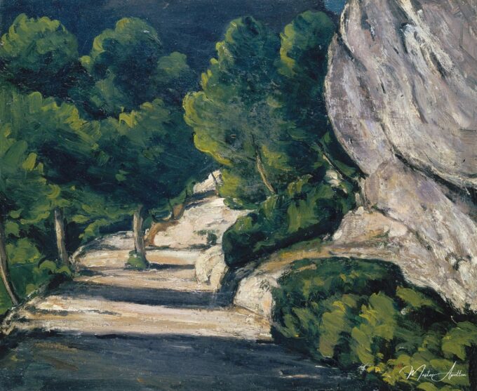 Paysage. Route avec arbres dans les montagnes Rocheuses – Paul Cézanne Paul Cézanne 2