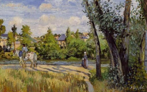 Paysage, soleil lumineux, Pontoise – Camille Pissarro Camille Pissarro