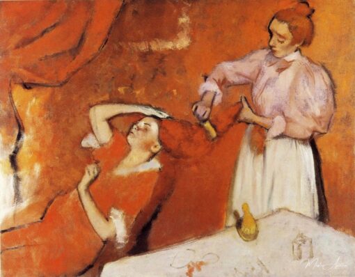 Peigner les cheveux – Edgar Degas Edgar Degas