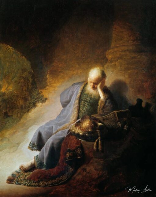 Peinture de Jérémie 1630 – Rembrandt van Rijn Rembrandt van Rijn