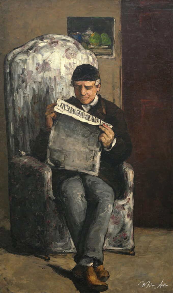 Père de l’artiste lisant le journal – Paul Cézanne Paul Cézanne 2