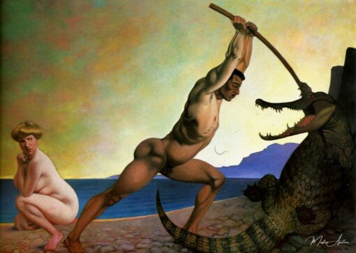 Persée tuant le dragon – Félix Edouard Vallotton Félix Vallotton