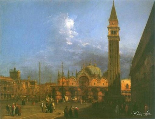 Piazza Saint Marco regardant vers l’est – Canal Giovanni Antonio Giovanni Antonio Canal