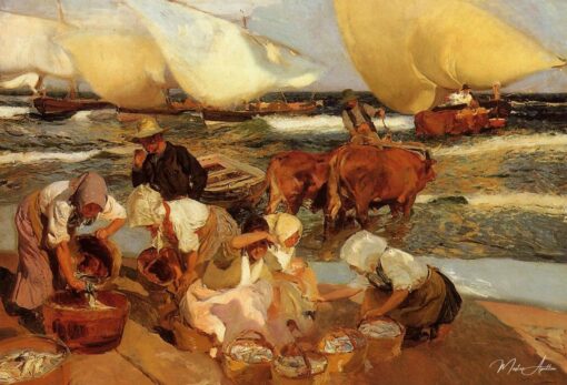 Plage à valence – Sorolla Joaquín Sorolla