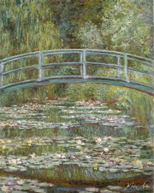 Pont au-dessus d’un bassin de nymphéas – Claude Monet Claude Monet