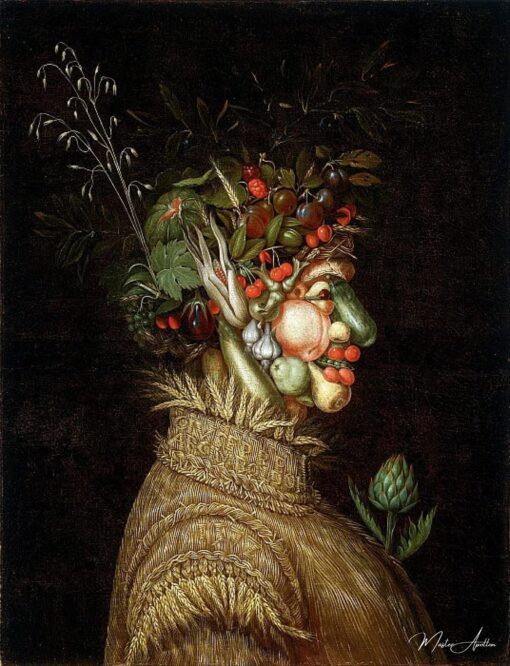 Portrait allégorique : « été » – Arcimboldo Giuseppe Arcimboldo