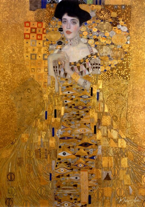 Portrait d’Adele Bloch-Bauer I (version portrait) – Gustav Klimt Gustav Klimt