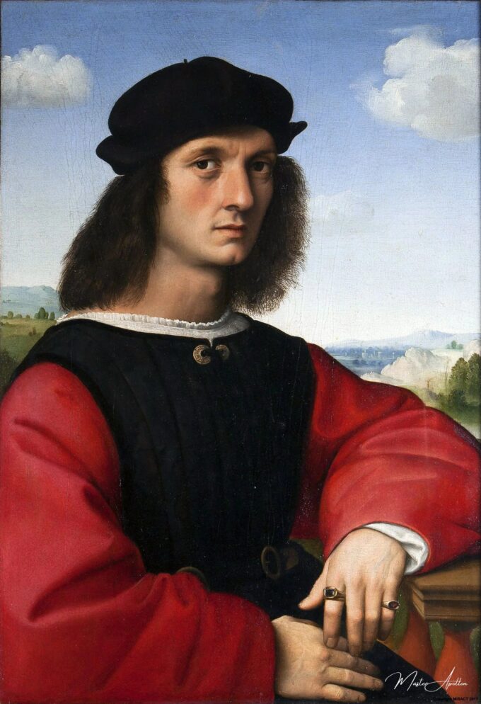 Portrait d’Agnolo Doni – Raphaël (peintre) Raffaello Sanzio (Raphaël)