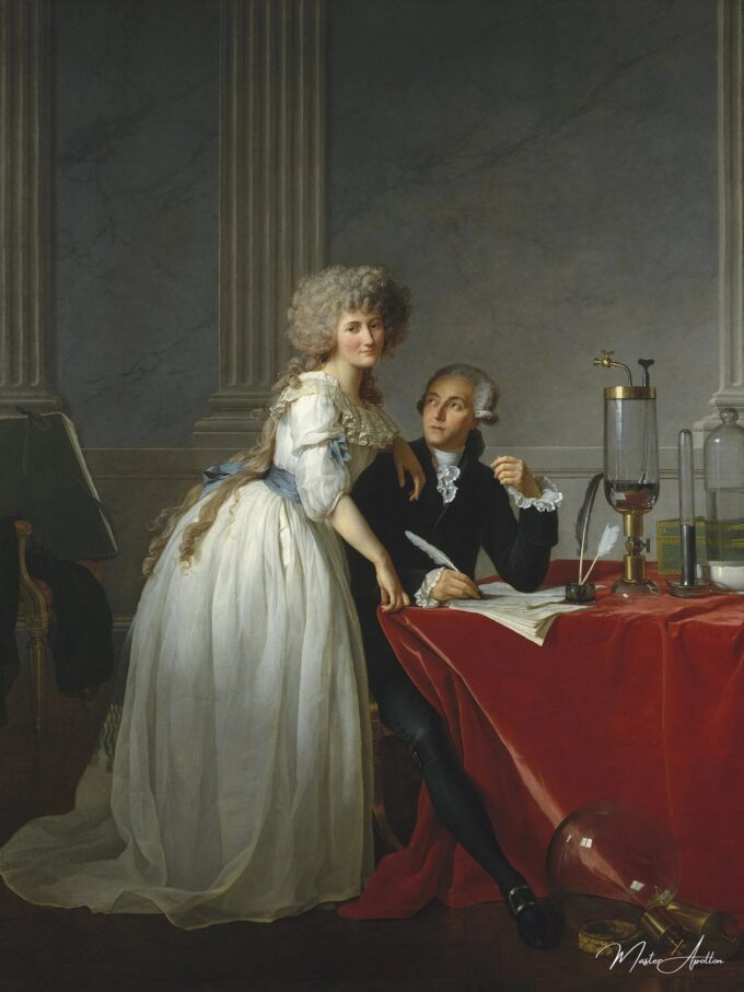 Portrait d’Antoine-Laurent Lavoisier et de son épouse – Jacques-Louis David Jacques-Louis David