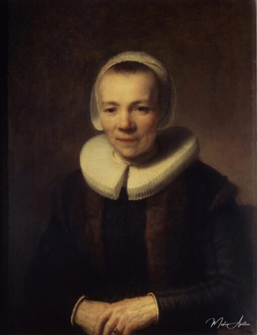Portrait de Baartje Martens-Doomer – Rembrandt van Rijn Rembrandt van Rijn