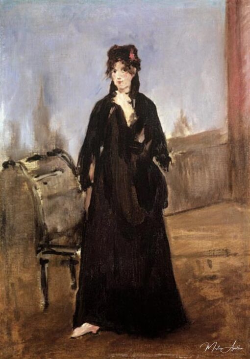 Portrait de Berthe Morisot en chaussures roses – Edouard Manet Édouard Manet 2