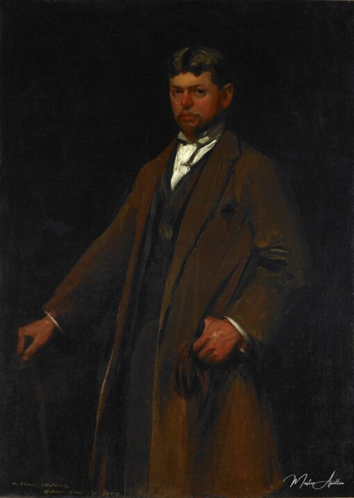 Portrait de Carl Gustav Waldeck – Robert Henri Robert Henri