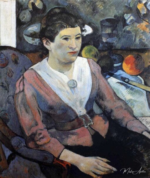 Portrait de femme à la nature morte de Cézanne – Paul Gauguin Paul Gauguin