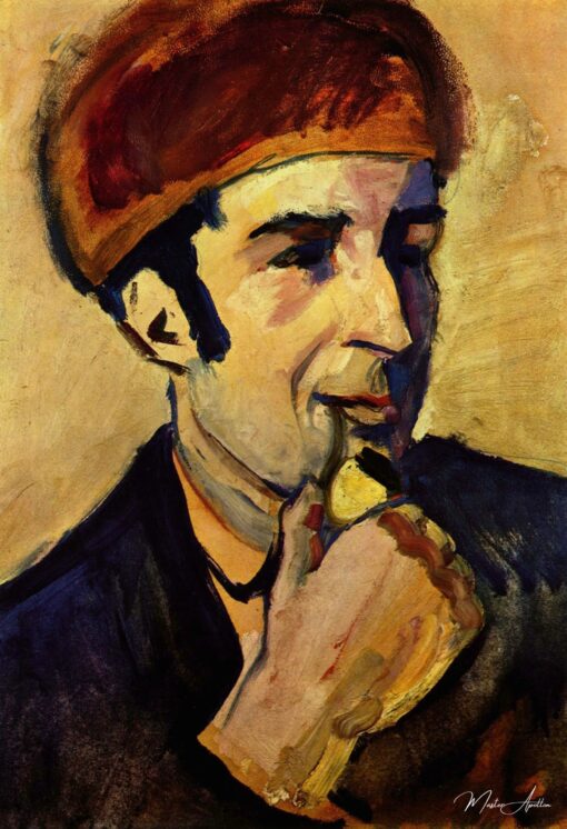 Portrait de franz marc – August Macke August Macke