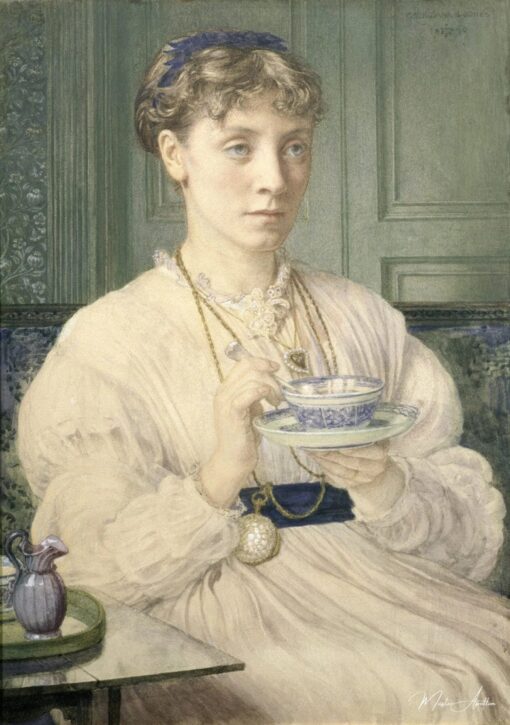Portrait de Georgiana Burne-jones – Edward Poynter Edward Poynter