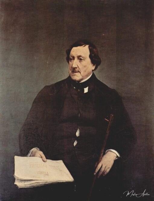 Portrait of Gioacchino Rossini – Francesco Hayez Francesco Hayez