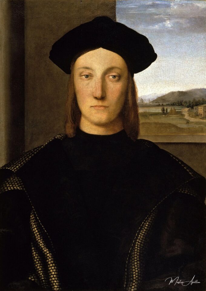 Portrait de Guidobaldo Ier de Montefeltro – Raphaël (peintre) Raffaello Sanzio (Raphaël)