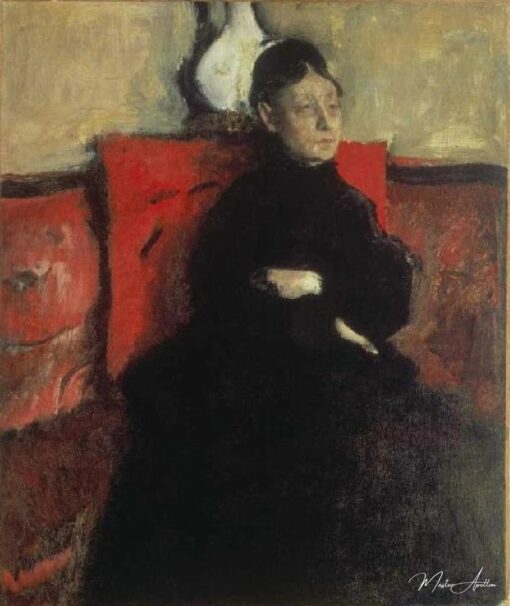 Portrait de la duchesse de Montejasi- Cicerale, la tante de l’artiste – Edgar Degas Edgar Degas