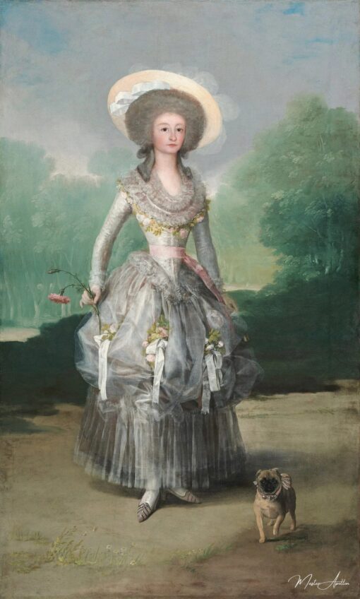 Portrait de la marquise de Pontejos – Francisco de Goya Francisco de Goya