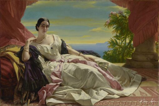 Portrait de Leonilla, princesse de Sayn-Wittgenstein-Sayn, née Bariatinsky – Franz Xaver Winterhalter Franz Xaver Winterhalter