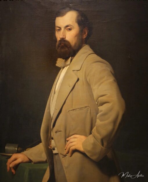 Portrait de Luigi Majoli – Antonio Ciseri Antonio Ciseri