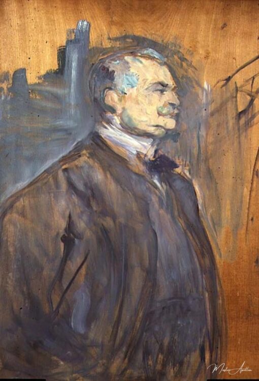 Portrait de M. Manzi – Toulouse Lautrec Henri de Toulouse-Lautrec