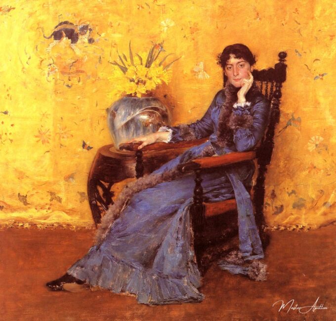 Portrait of Miss Dora Wheeler – William Merritt Chase William Merritt Chase