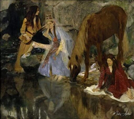 Portrait de Mlle Fiocre dans le ballet « La Source » – Edgar Degas Edgar Degas