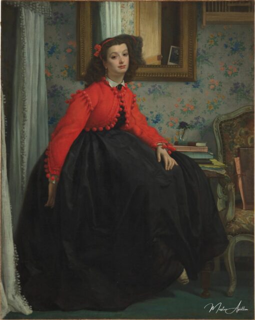 Portrait de Mlle L. L – James Tissot James Tissot