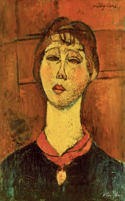 Portrait de Mme Blanche Dorivale – Amedeo Modigliani Amedeo Modigliani