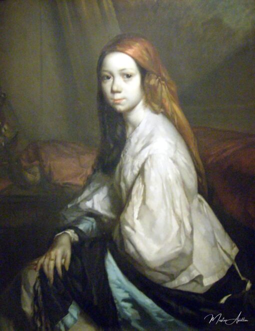 Portrait de Pauline Ono en déshabillé – Jean-François Millet Jean-François Millet