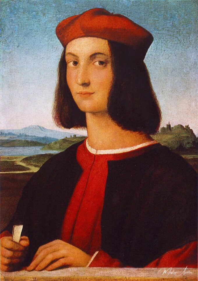 Portrait de Pietro Bembo – Raphaël (peintre) Raffaello Sanzio (Raphaël)