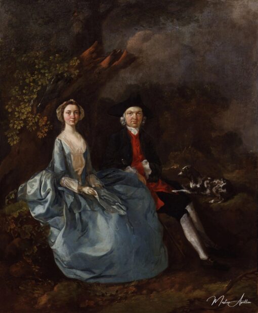 Portrait de Sarah Kirby (née Bull) et John Joshua Kirby – Thomas Gainsborough Thomas Gainsborough