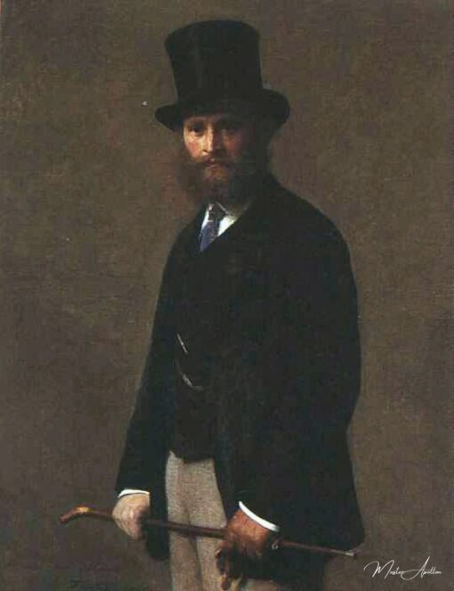 Portrait d’Édouard Manet – Henri Fantin-Latour Henri Fantin-Latour