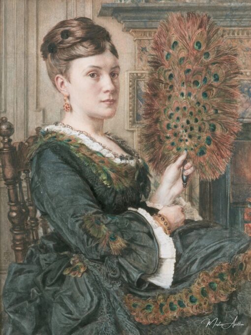 Portrait d’Elizabeth Courtauld – Edward Poynter Edward Poynter