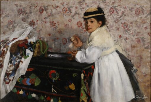 Portrait d’Hortense Valpincon enfant – Edgar Degas Edgar Degas