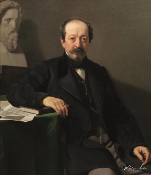 Portrait du Dr Federigo Ermanno Filippi – Antonio Ciseri Antonio Ciseri