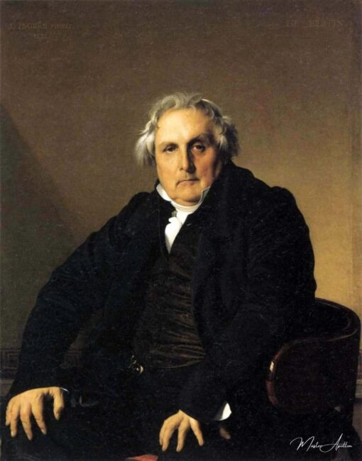 Portrait du journaliste français Louis-François Bertin – Jean-Auguste-Dominique Ingres Jean-Auguste-Dominique Ingres 2