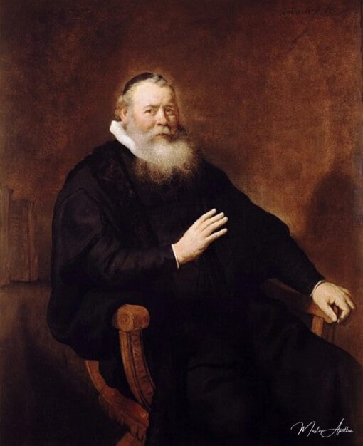 Portrait du pasteur Eleazer Swalmius, 1637 – Rembrandt van Rijn Rembrandt van Rijn