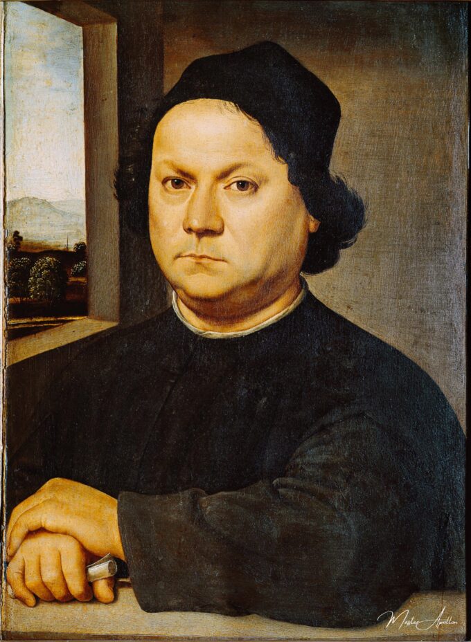Portrait du Pérugin – Raphaël (peintre) Raffaello Sanzio (Raphaël)