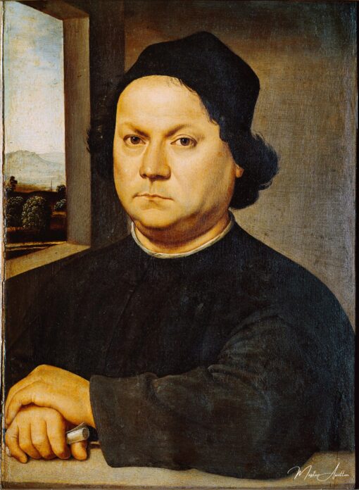 Portrait du Pérugin – Raphaël (peintre) Raffaello Sanzio (Raphaël) 2