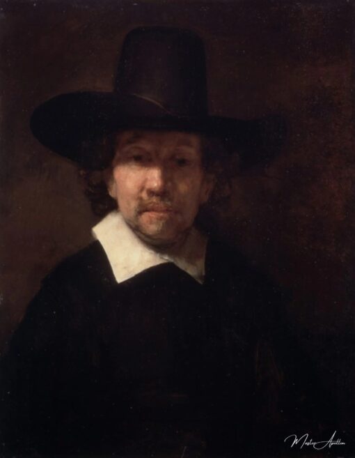 Portrait du poète Jeremias de Decker – Rembrandt van Rijn Rembrandt van Rijn
